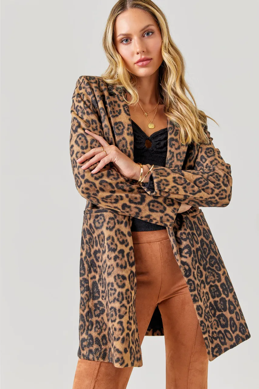 Ada Leopard Coat