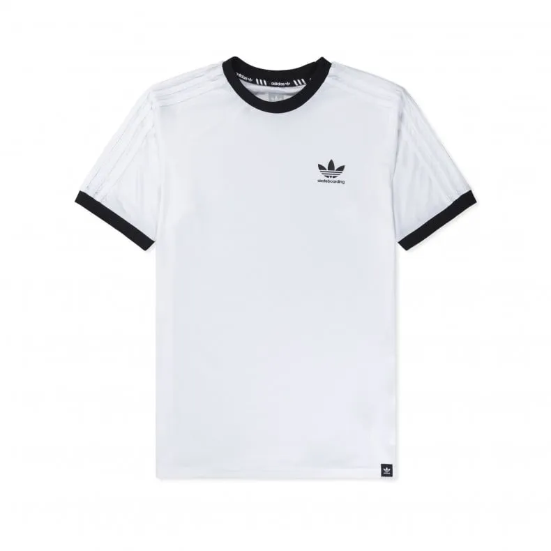 adidas Skateboarding Clima Club Jersey (White/Black)