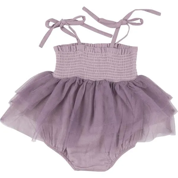 Angel Dear DUSTY LAVENDAR SOLID MUSLIN TUTU BUBBLE, Purple