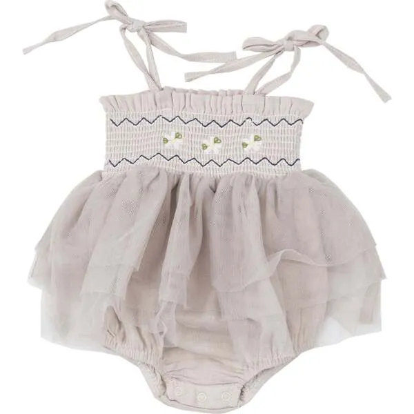 Angel Dear Oatmeal Solid Muslin Tutu Bubble, Taupe