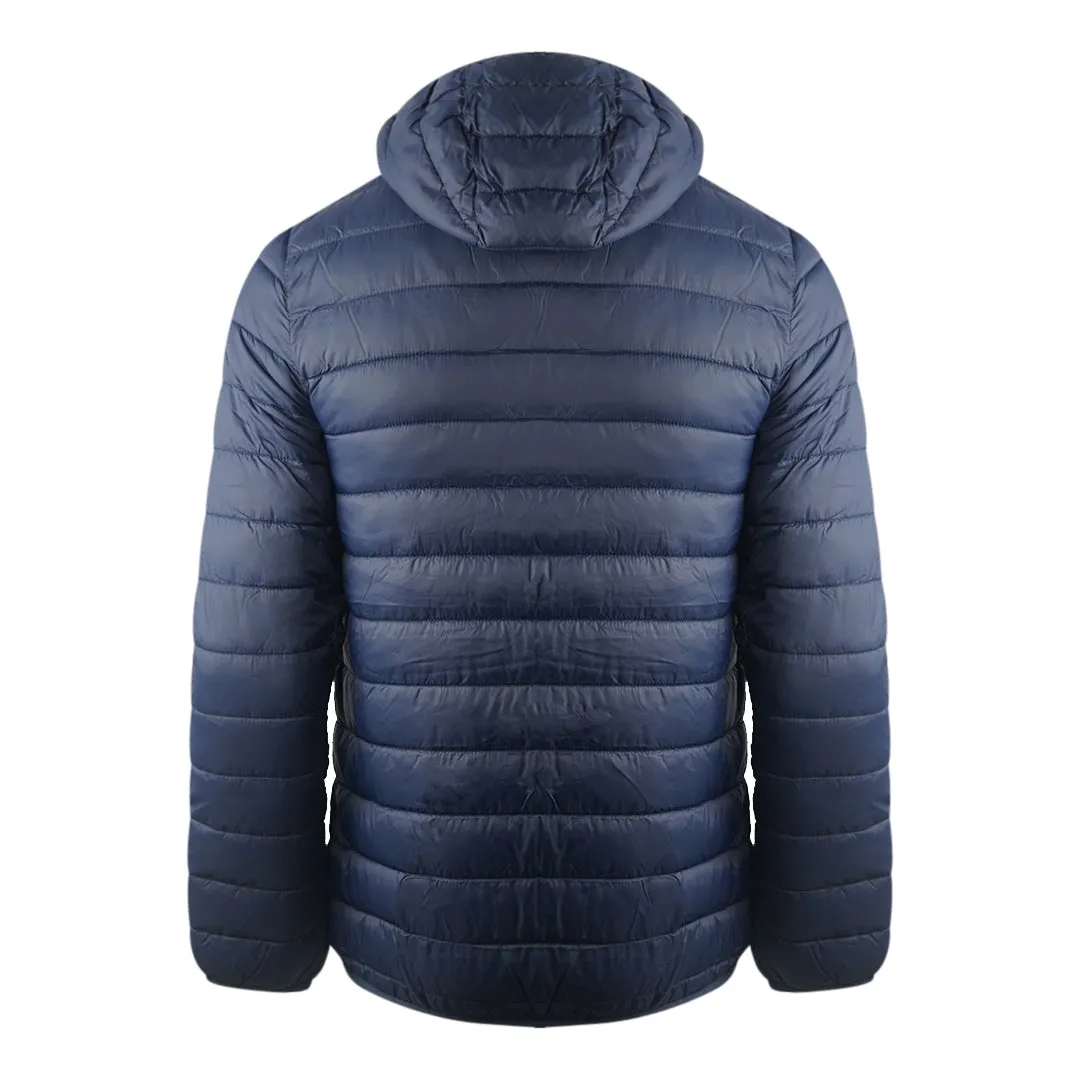 Aquascutum London Logo Navy Blue Active Hoodie Jacket