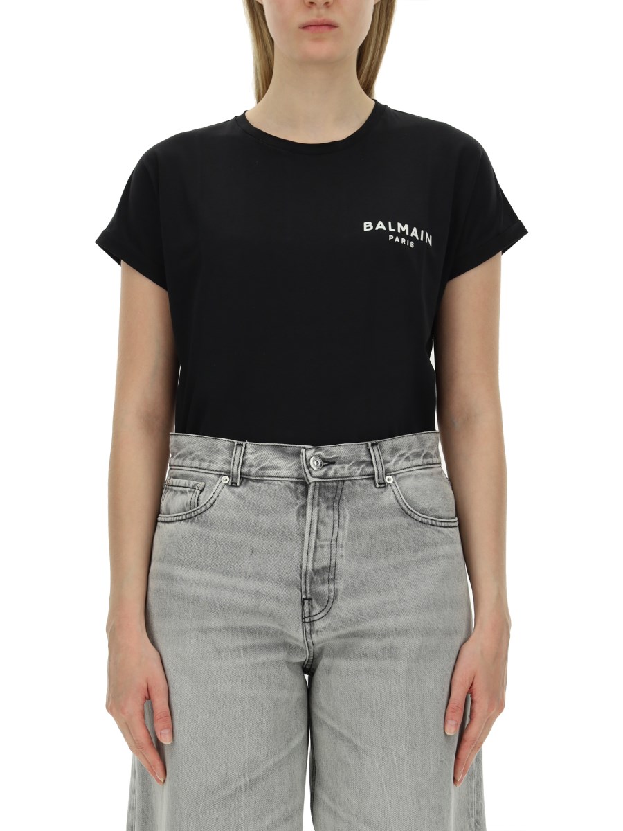 BALMAIN    T-SHIRT WITH LOGO