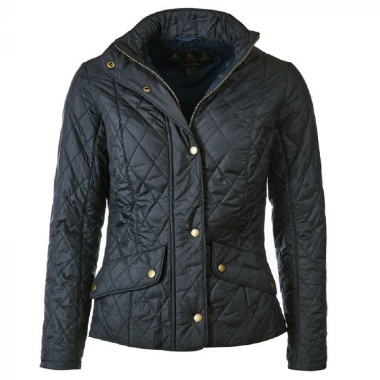 Barbour Flyweight Cavalry Quilt Navy