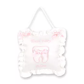 Bearington Collection Le Petite Tooth Pillow - Pink