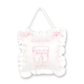 Bearington Collection Le Petite Tooth Pillow - Pink