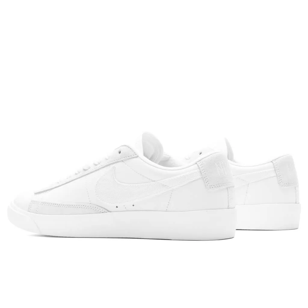 Blazer Low Leather - White/Sail/Platinum Tint