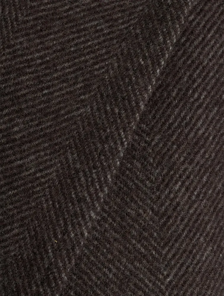 BRIONI Solferino Virgin Wool Overcoat