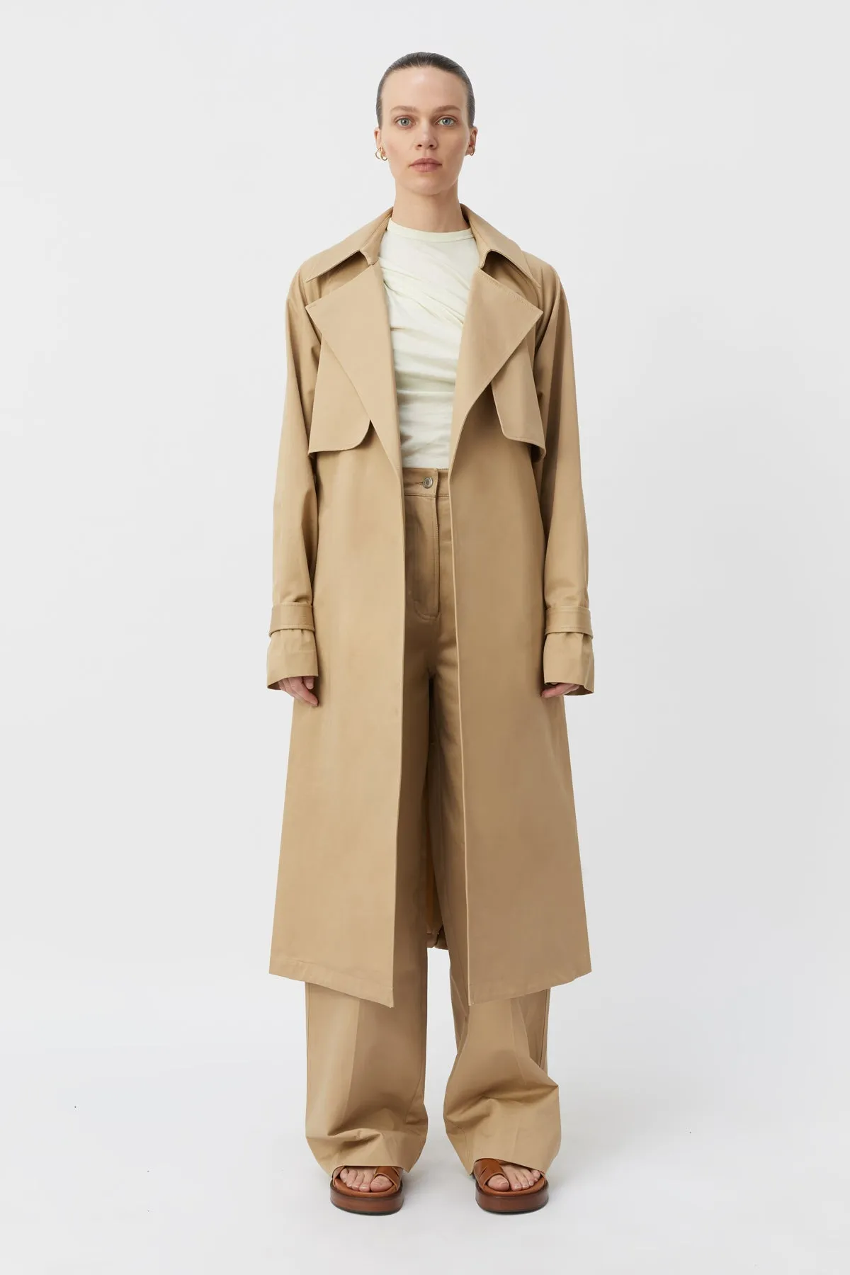  Camilla And Marc      Mika Trench Coat - Fawn 