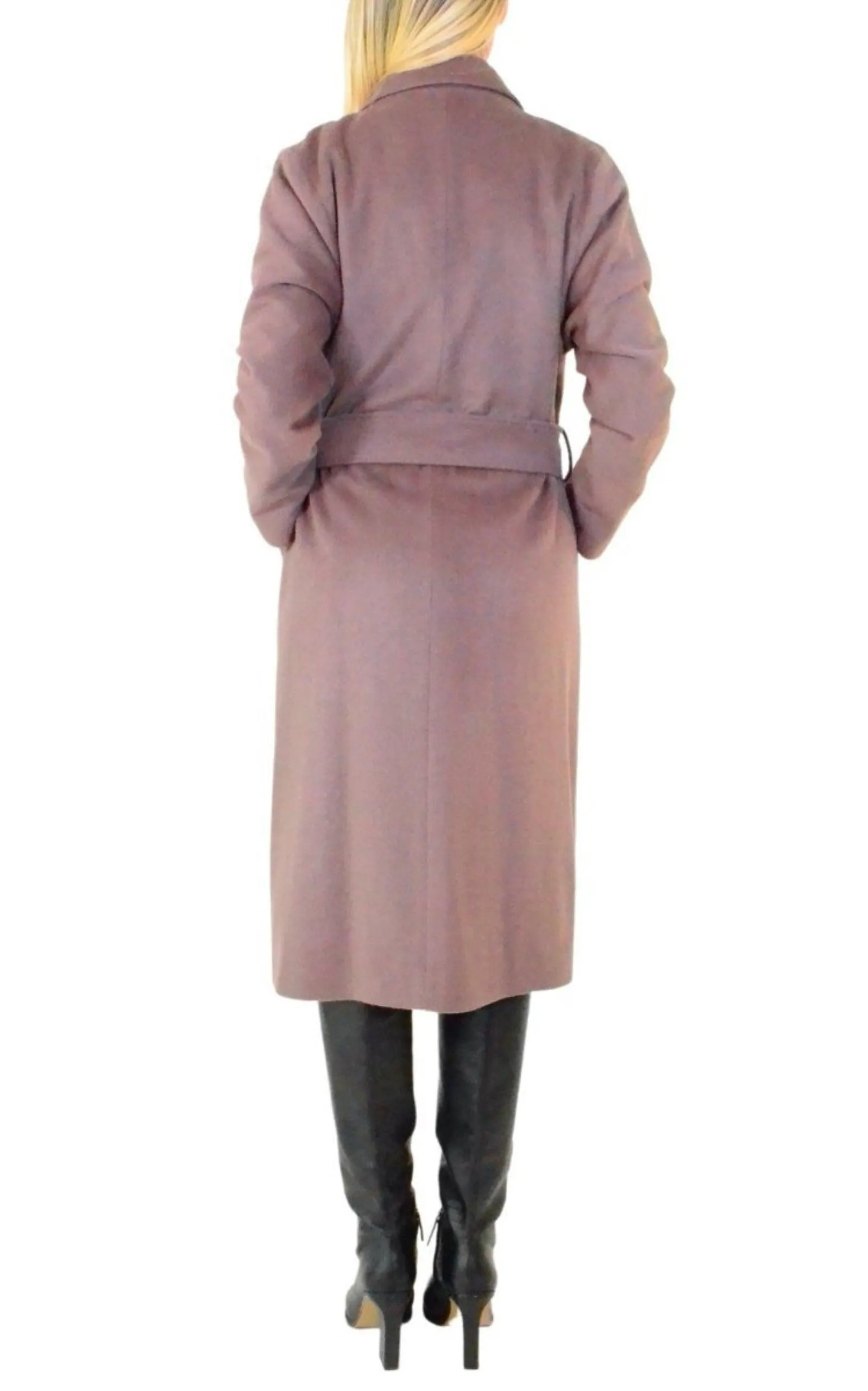 Classic Wool Blend Trench Coat