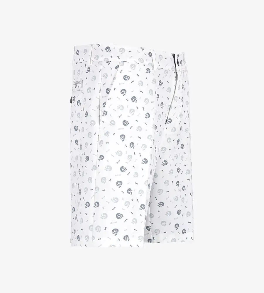 CLIMA SKULLZ SHORTS - WHITE