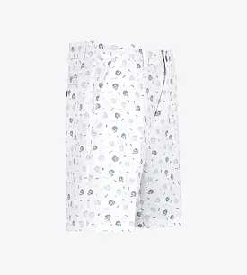 CLIMA SKULLZ SHORTS - WHITE