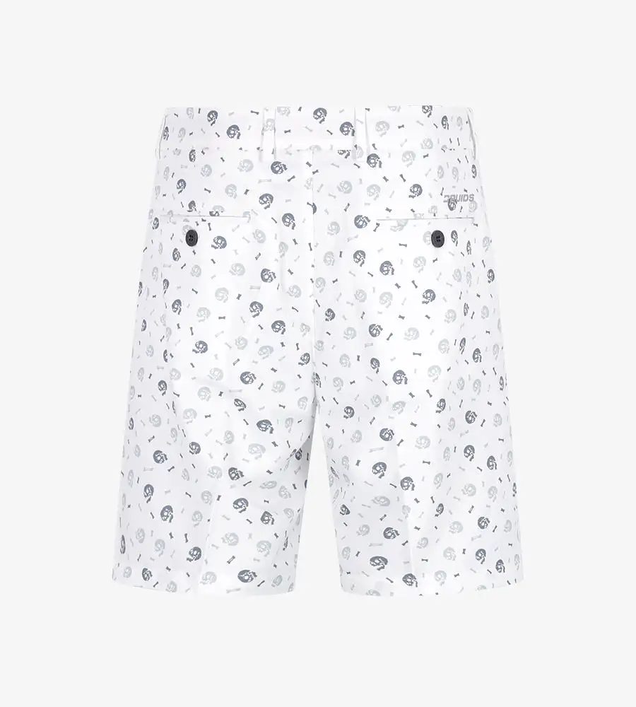 CLIMA SKULLZ SHORTS - WHITE