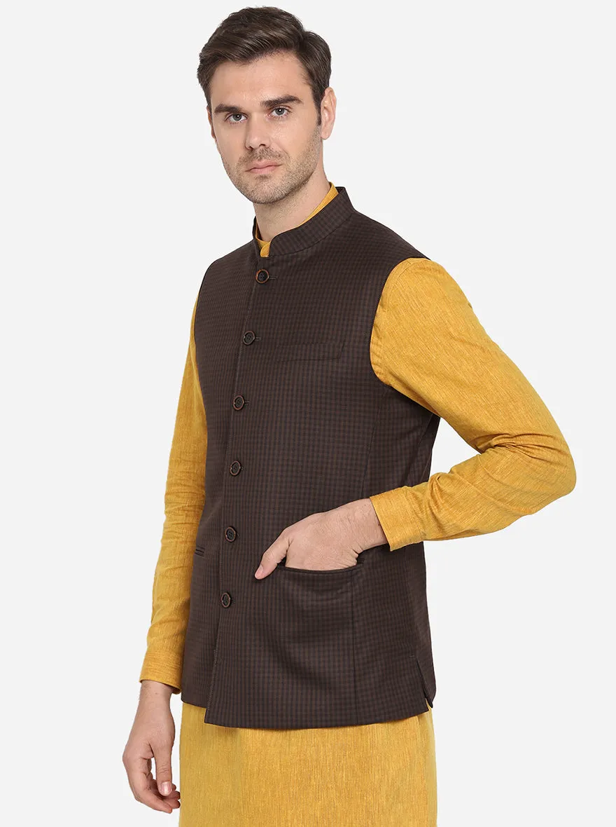 Coffee Brown Modi Jacket | JadeBlue