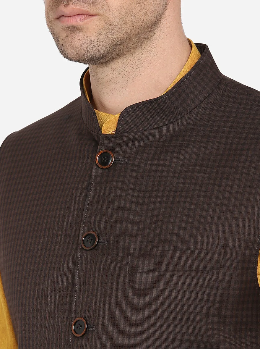 Coffee Brown Modi Jacket | JadeBlue