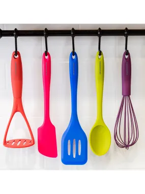 Colourworks Brights 5 Piece Complete Kitchen Utensil Set