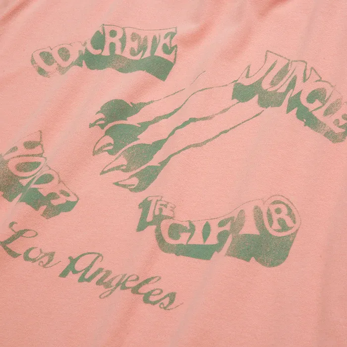 CONCRETE JUNGLE TEE PEACH