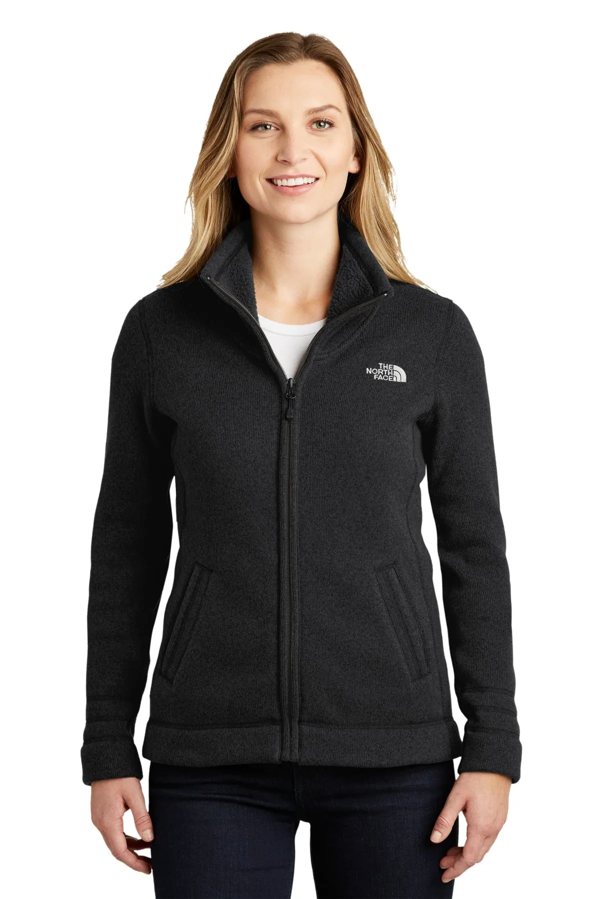 Custom Embroidered - The North Face  Ladies Sweater Fleece Jacket. NF0A3LH8