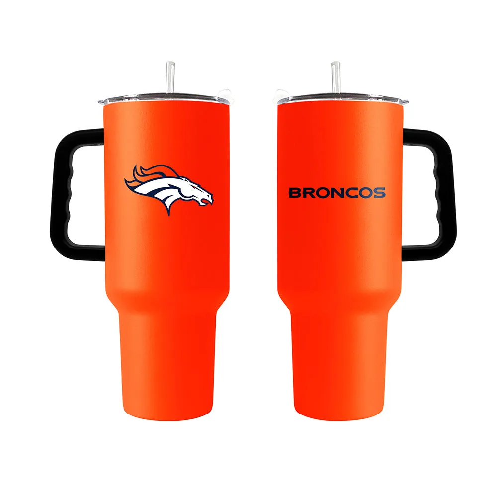 Denver Broncos 40oz. Powder Coat Travel Tumbler