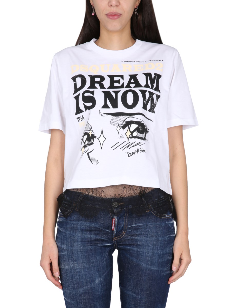 DSQUARED    T-SHIRT WITH LOGO