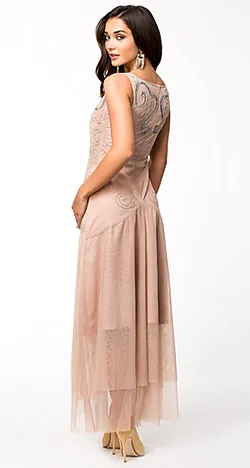 Embellished Flapper Gown