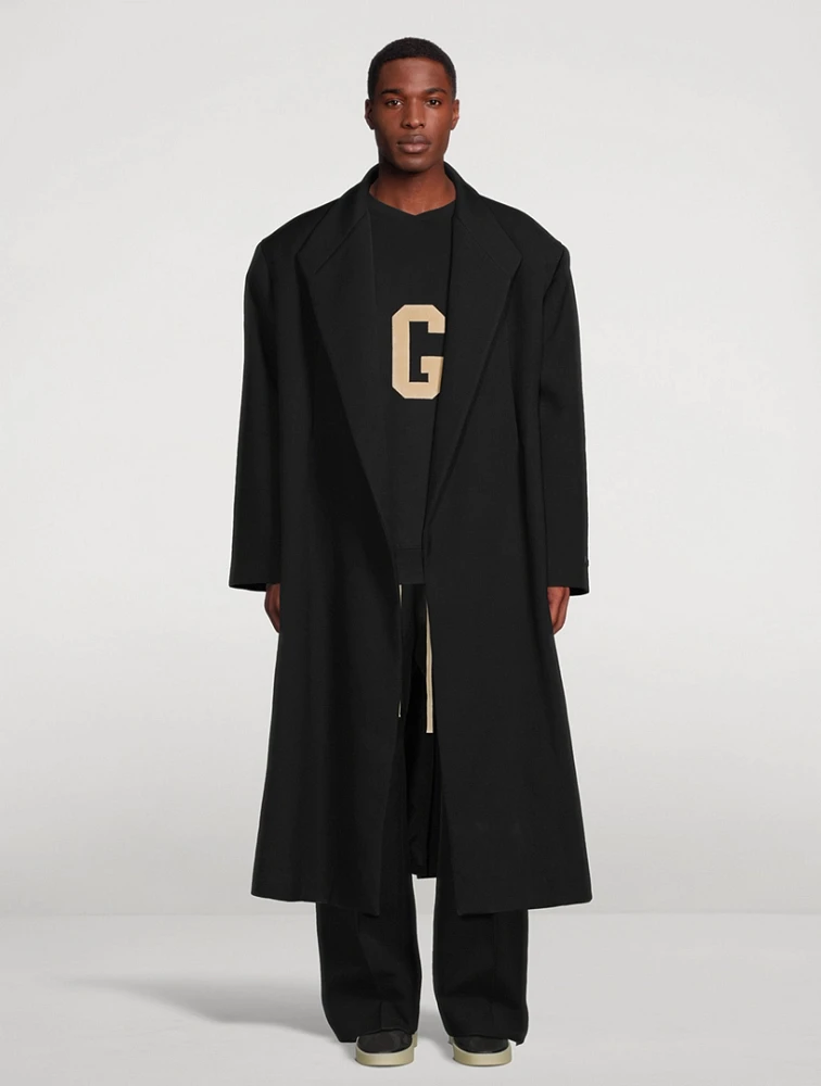 FEAR OF GOD Double Wool Stand Collar Overcoat