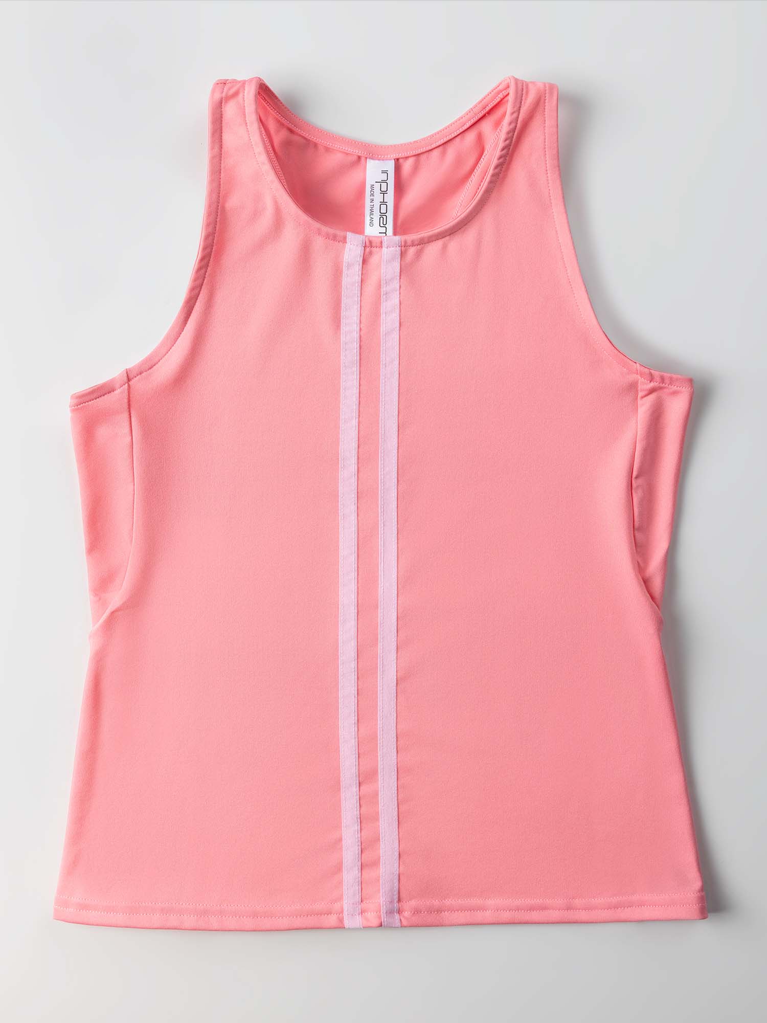 Girls Classic Tank - Plumeria/White