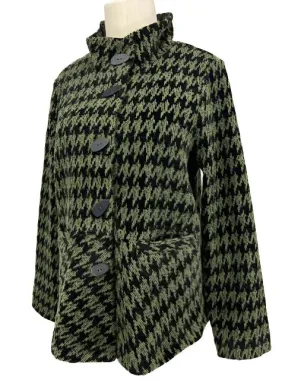 Habitat Chenille Houndstooth Swing Jacket/Olive