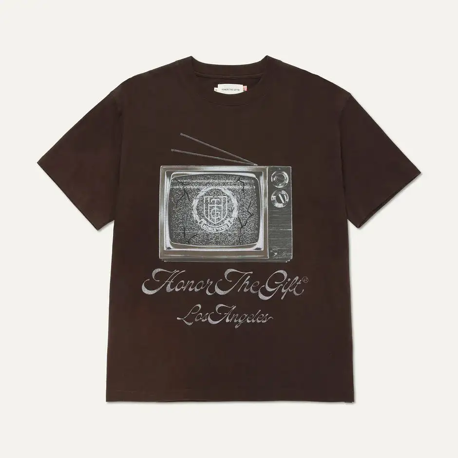 Htg Tv Tee Black