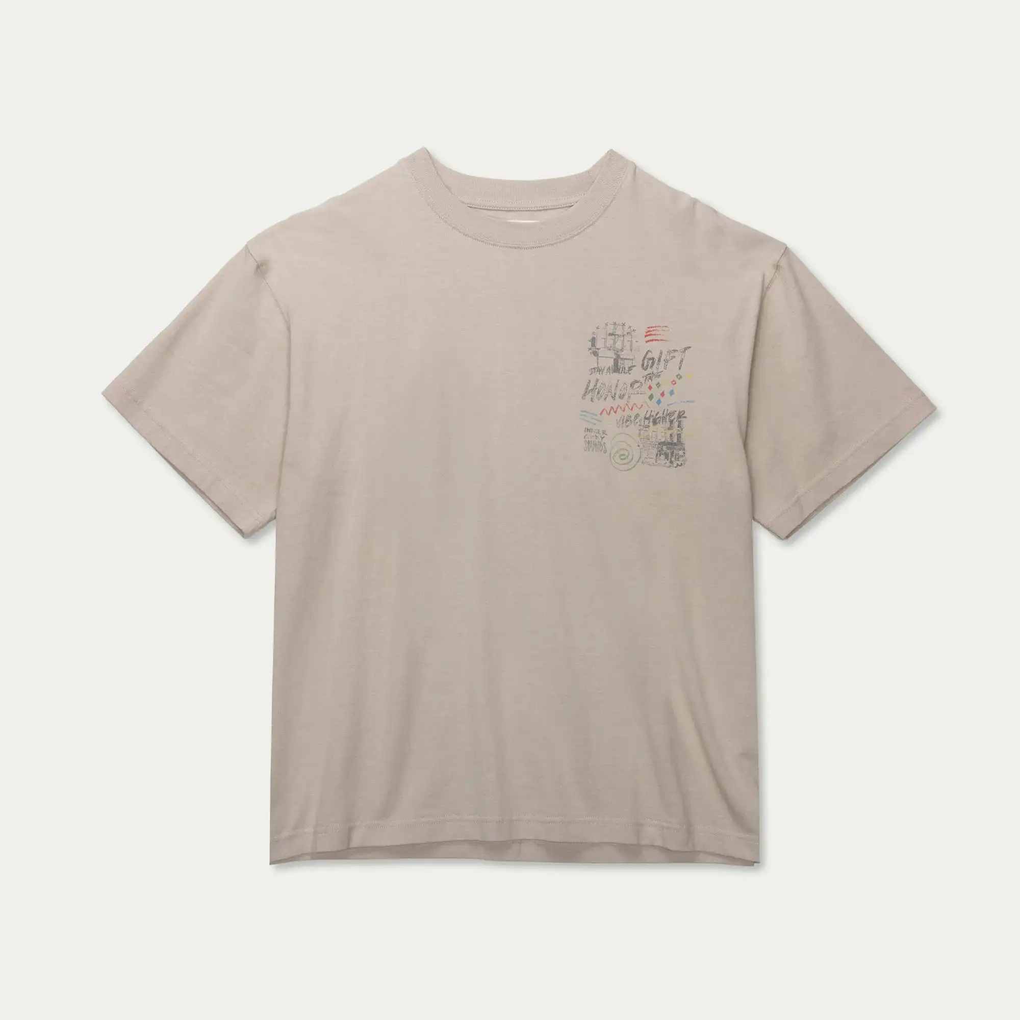 HTG Vibe Higher T-Shirt Tan