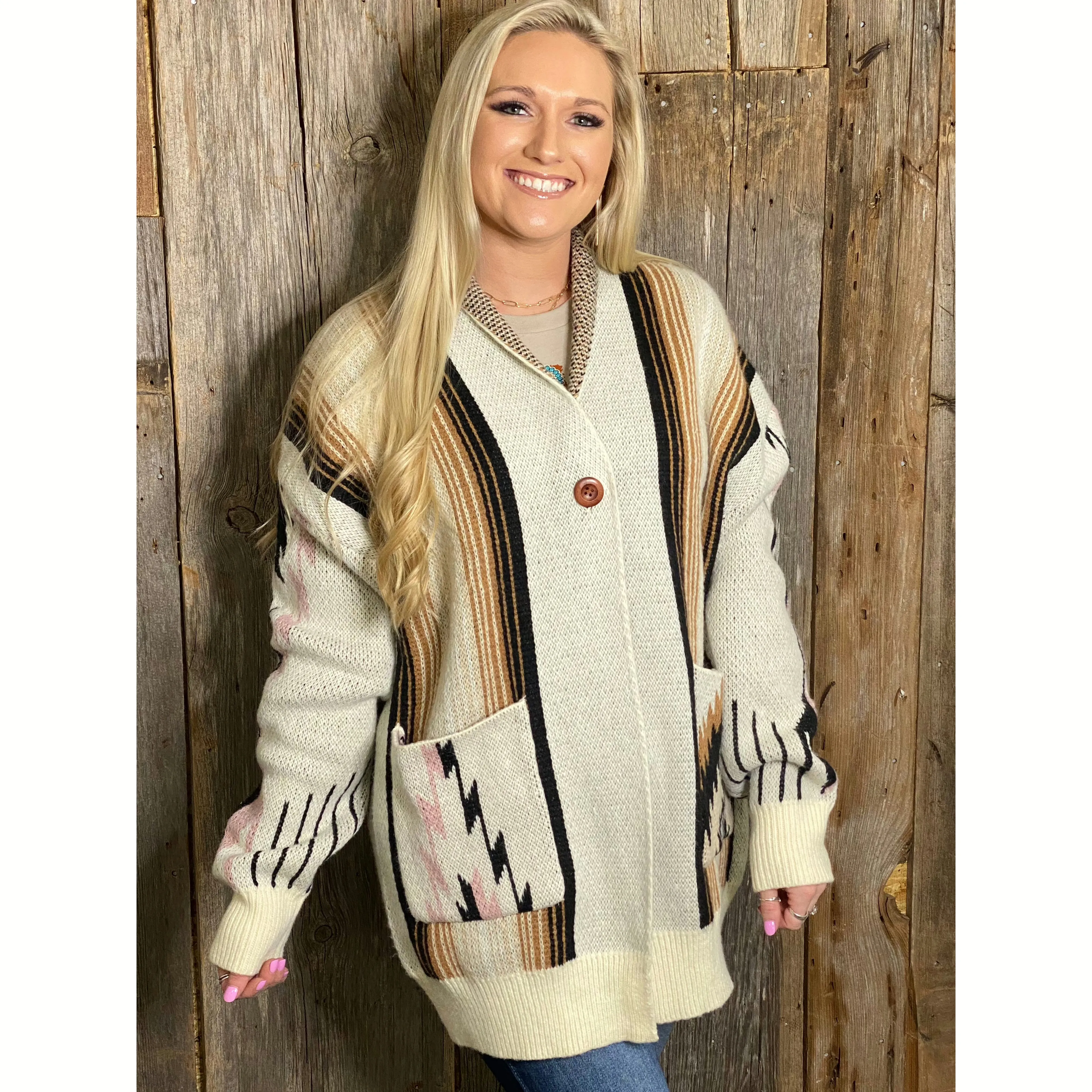 Isla Southwest Sweater Cardigan