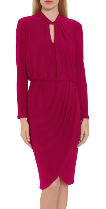 Jeanlee Jersey Dress Magenta