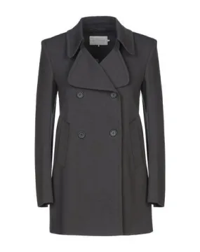 L' Autre Chose Women Overcoat Lead 10 UK