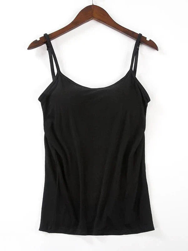 Ladies' Sherpa-Lined Sleeveless Tank Top in Black, White, and Pink