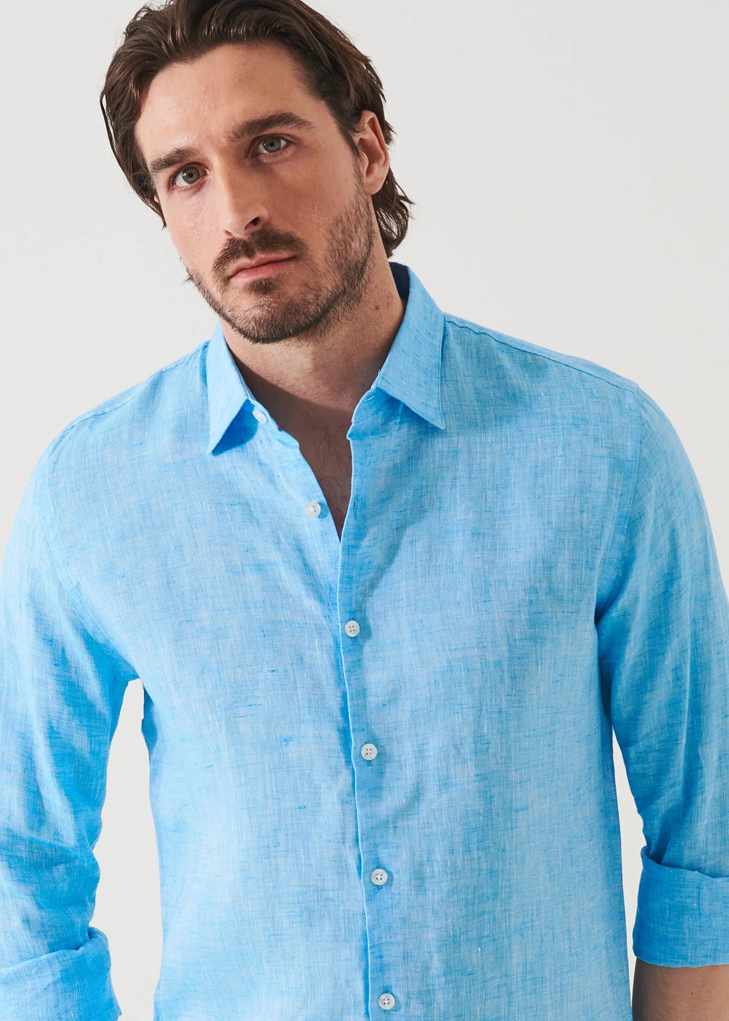 LINEN CHAMBRAY SHIRT