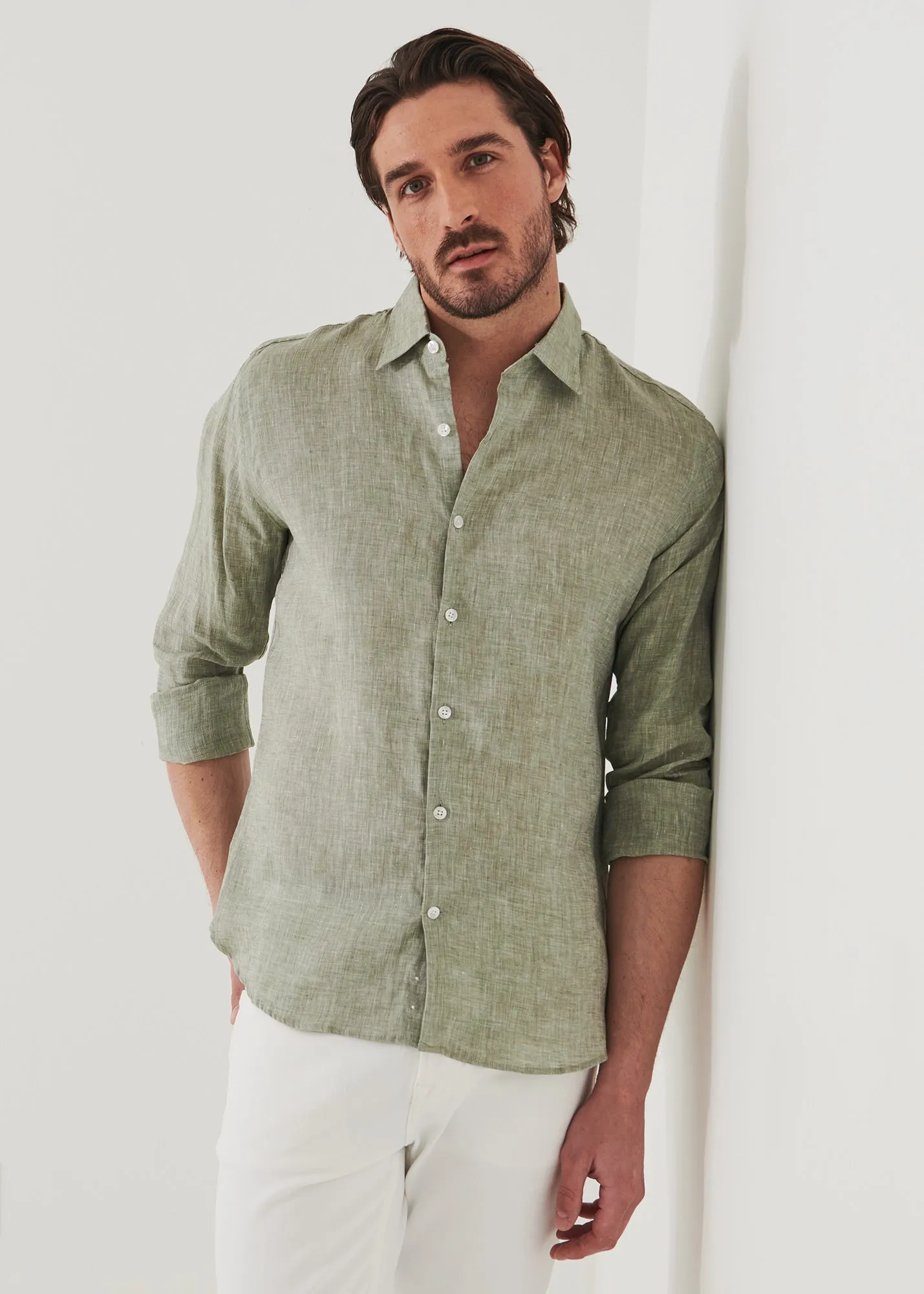 LINEN CHAMBRAY SHIRT