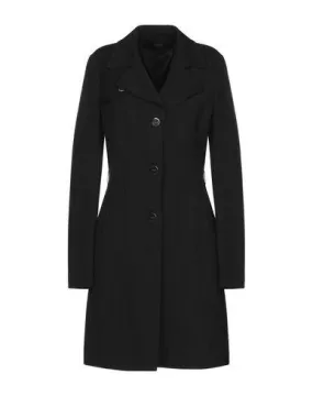 Liu jo Women Overcoat Black 10 UK