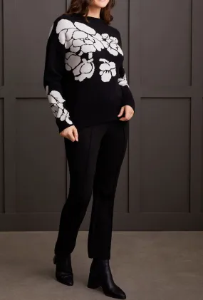 LONG SLEEVE FUNNEL NECK SWEATER - 15420-8012