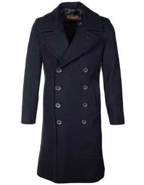 Men's Naval Officers Long Overcoat 790