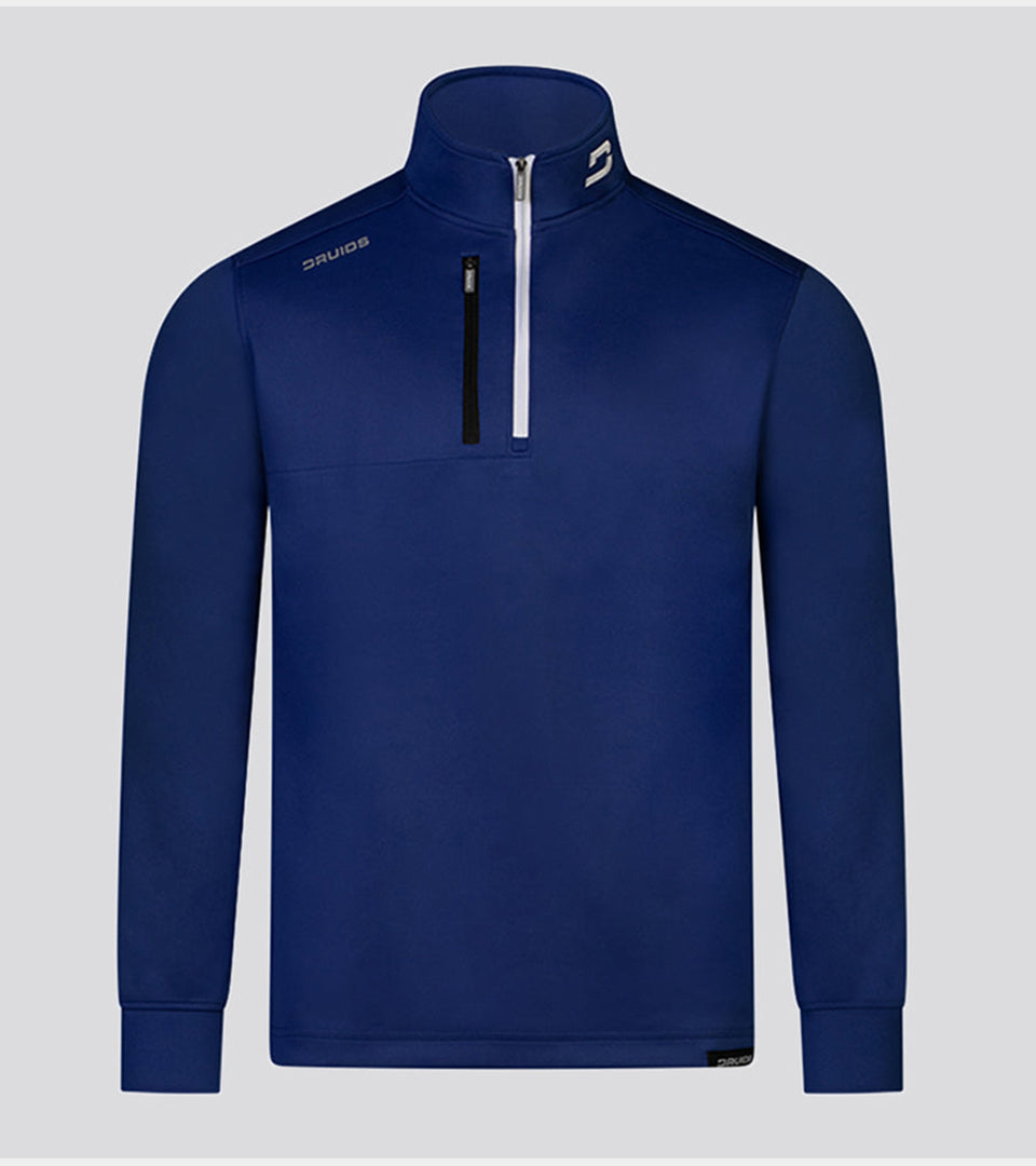 MEN'S ULTRA BLEND GOLF MIDLAYER 1/4 ZIP - BLUE