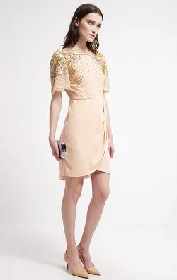 Millie Nude Cocktail Dress