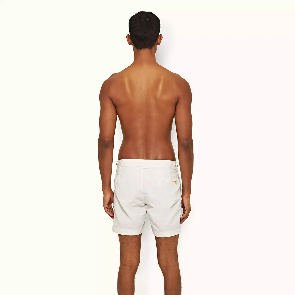 Orlebar Brown - Bulldog Tape Swim Shorts in Sea Mist