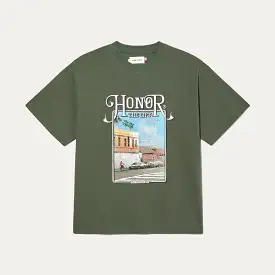 OUR BLOCK TEE OLIVE