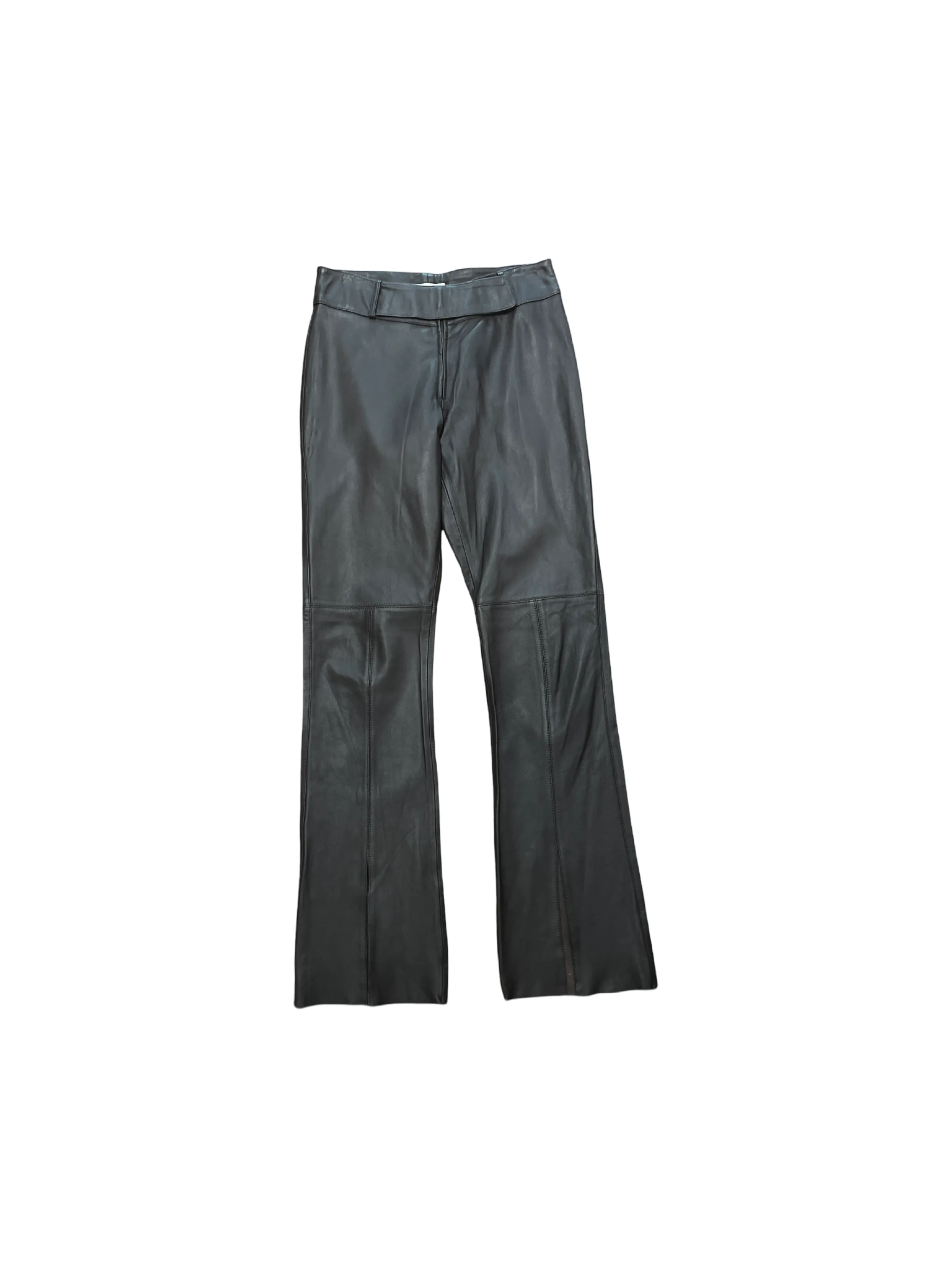 Paolo Santini Leather Black Pants /2