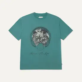 PAST AND FUTURE SS TEE TEAL