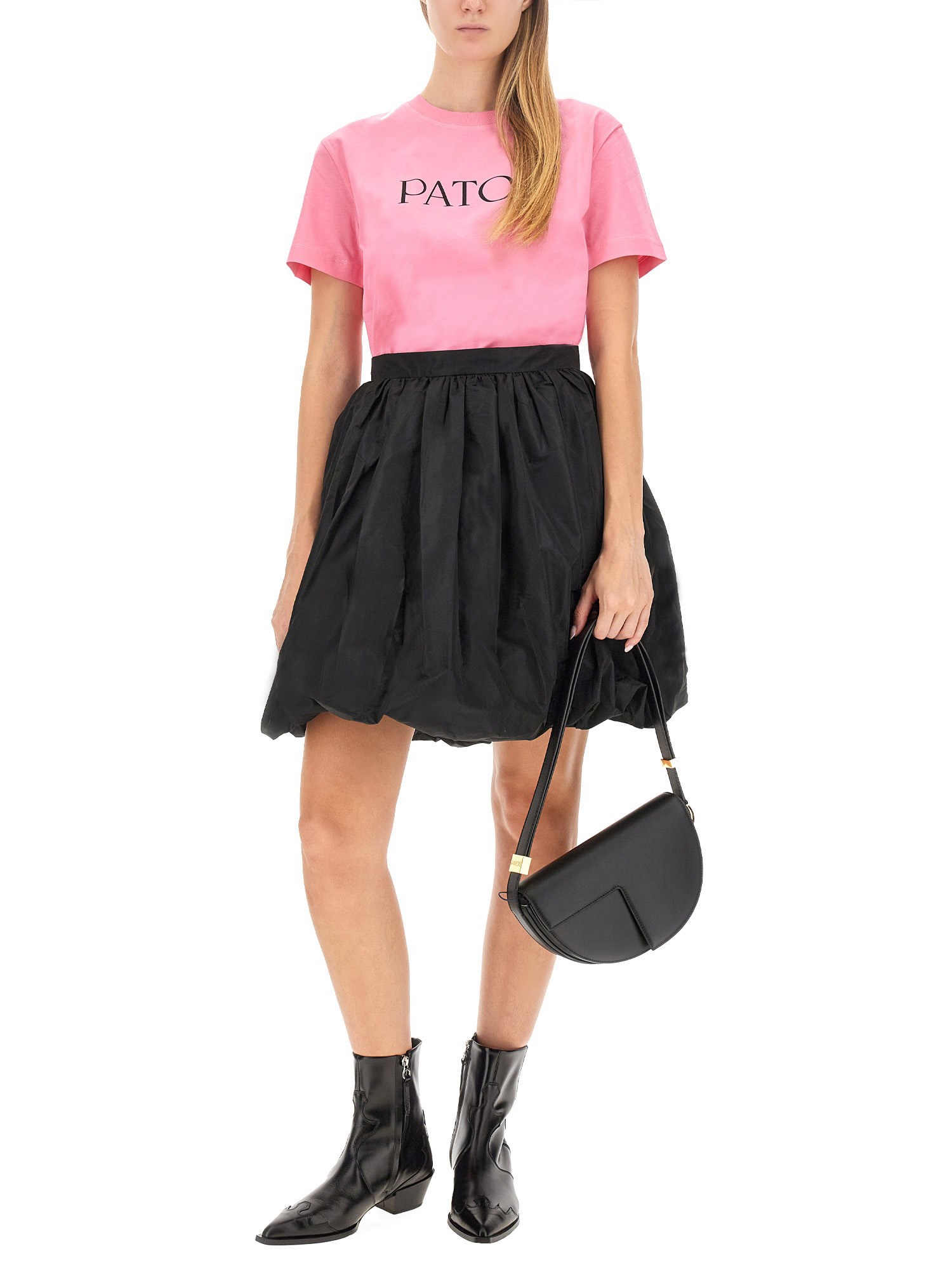 PATOU    T-SHIRT WITH LOGO