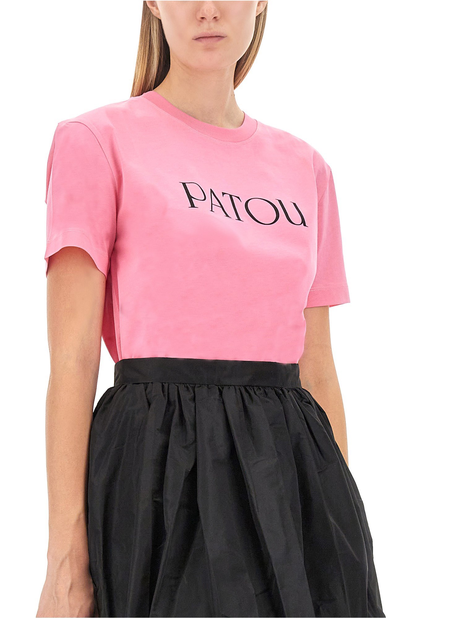 PATOU    T-SHIRT WITH LOGO