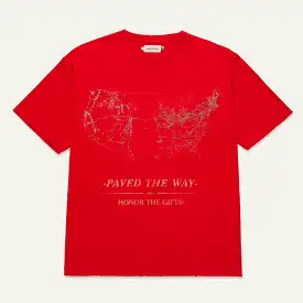 PAVE THE WAY TEE ORANGE