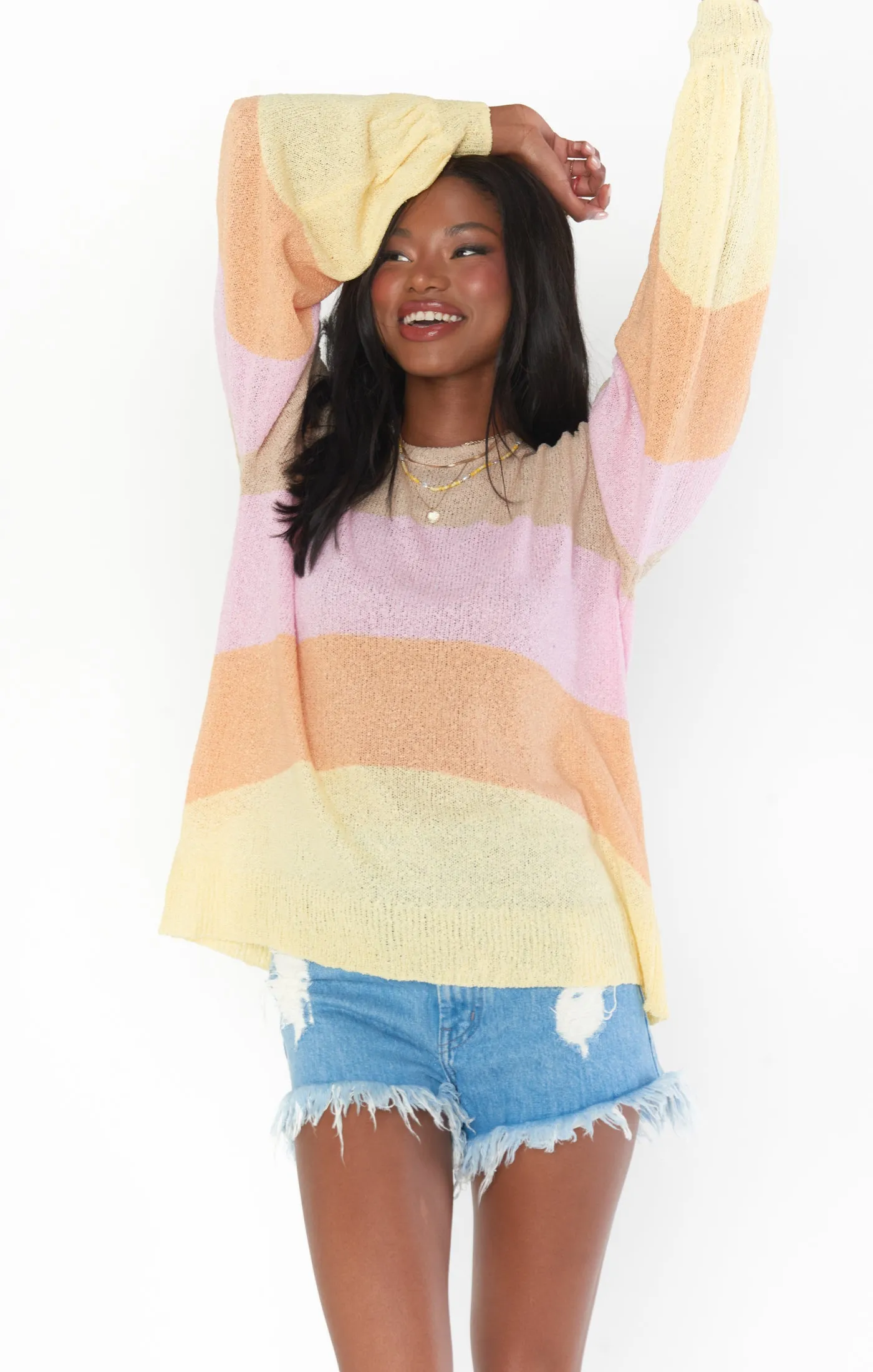 Pismo Sweater ~ Sunny Stripe Knit