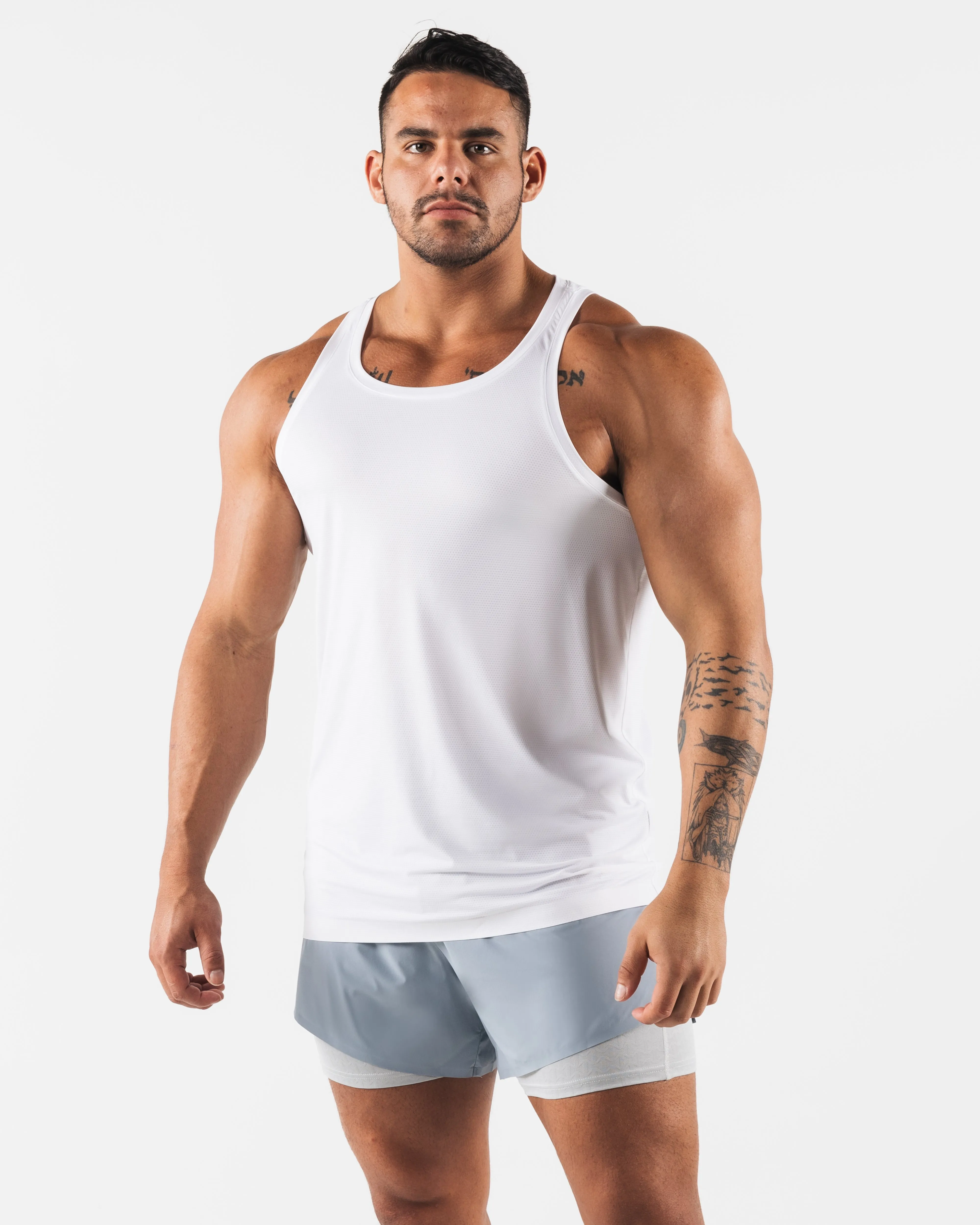 Racer Tank - White