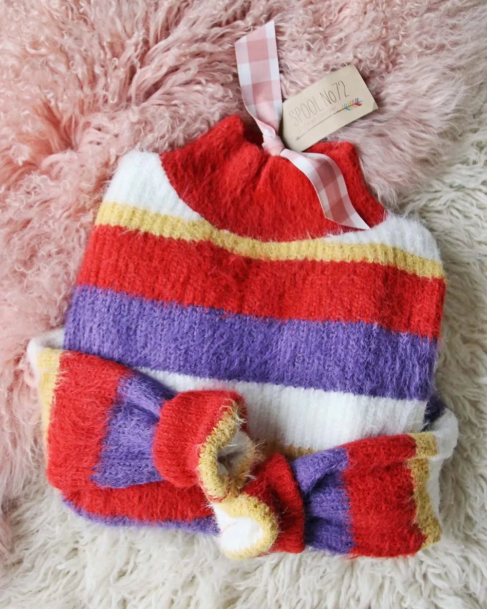 Rainbow Fuzzies Sweater